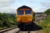 GBRf's 66761 at Redmire with the 1305 Redmire - Leeming Bar; 31162 is on the rear