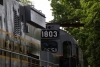 MLW RS18u #1803 & Alco C424 #4230 head a West Chester Railroad special from West Chester - Lansdale, at West Chester