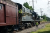 MLW RS18u #1803 & Alco C424 #4230 head a West Chester Railroad special from West Chester - Lansdale, at Clifton on the SEPTA system