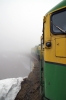 WP&YR - A GE/MLW combination of 95, 110, 100 head train 21 0800 Skagway - Fraser up the hill to White Pass Summit