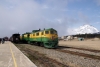 WP&YR - GE/MLW combination 100, 110, 95 run round their train at Fraser, B.C. Canada