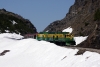 WP&YR - MLW 109, Alco 107, 103 head train 44 - 1433 White Pass - Skagway past American Shed