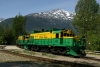 WP&YR - Alco 103, MLW 107, 109 at Skagway Depot with 45 1258 Skagway - White Pass