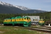 WP&YR - Skagway - (R) Old.... GE/MLW comination of 100, 110, 95 having arrived with 23 1020 Fraser - Skagway, (L) New.... CERES 90, 98 wait to back onto their stock