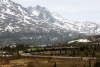 WP&YR - Fraser Loop - Alco 101, 104, MLW 108 head train 41 1238 Skagway - Fraser Loop round the loop