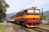 ZSSK 754036 waits departure from Vrutky with Os7507 1119 Vrutky - Zvolen OS