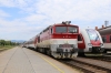 ZSSK 757017 waits to depart Prievidza with REX1724 1227 Prievidza - Bratislava HS